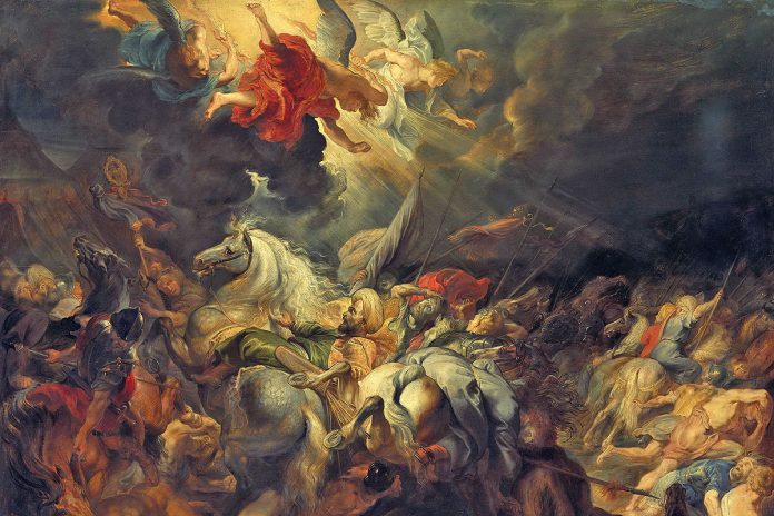 Ulje na drvu »Sanheribov poraz« Petera Paula Rubensa (1577. - 1640.) čuva se u münchenskoj Alte Pinakothek